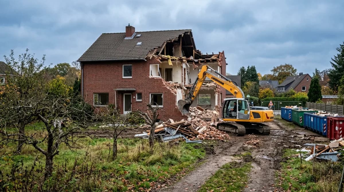 Einfamilienhaus abbrechen in Hamburg in Hamburg