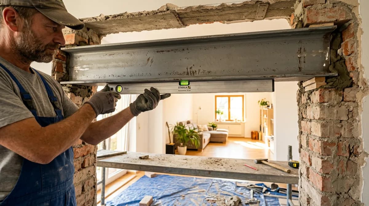 Wand öffnen im Teilabbruch in Hamburg
